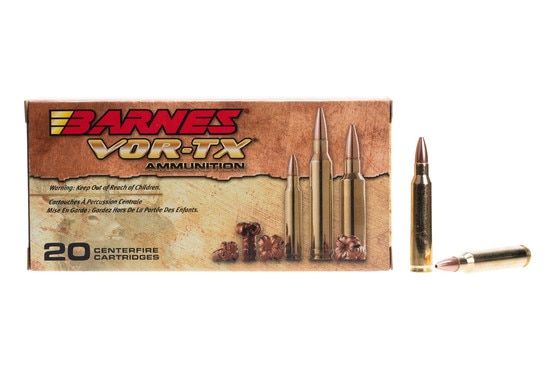 20 rounds of TSX ammunition for hunting.